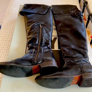 Women’s Frye black over the knee style riding boots